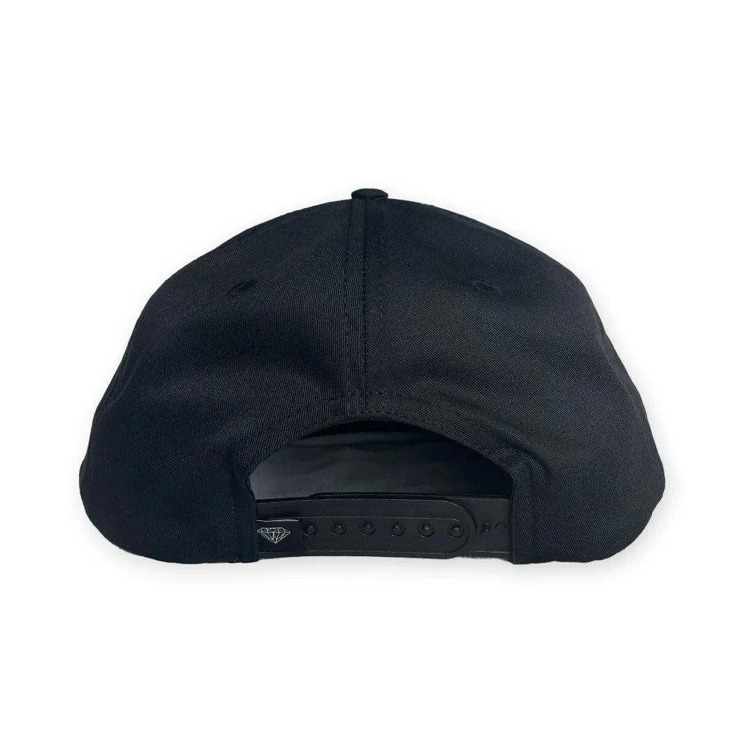 Boné Diamond Outline Snapback Preto