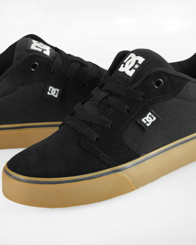 Tênis DC Shoes Anvil La Preto/Gum