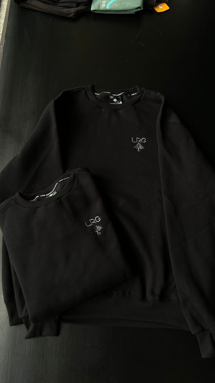 Moletom Careca LRG Logo Plus Crew Preto