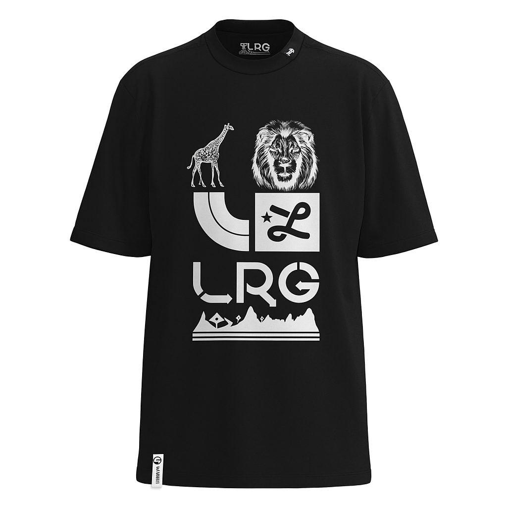CamisetaLrgMotherLandWorriorsPretoM