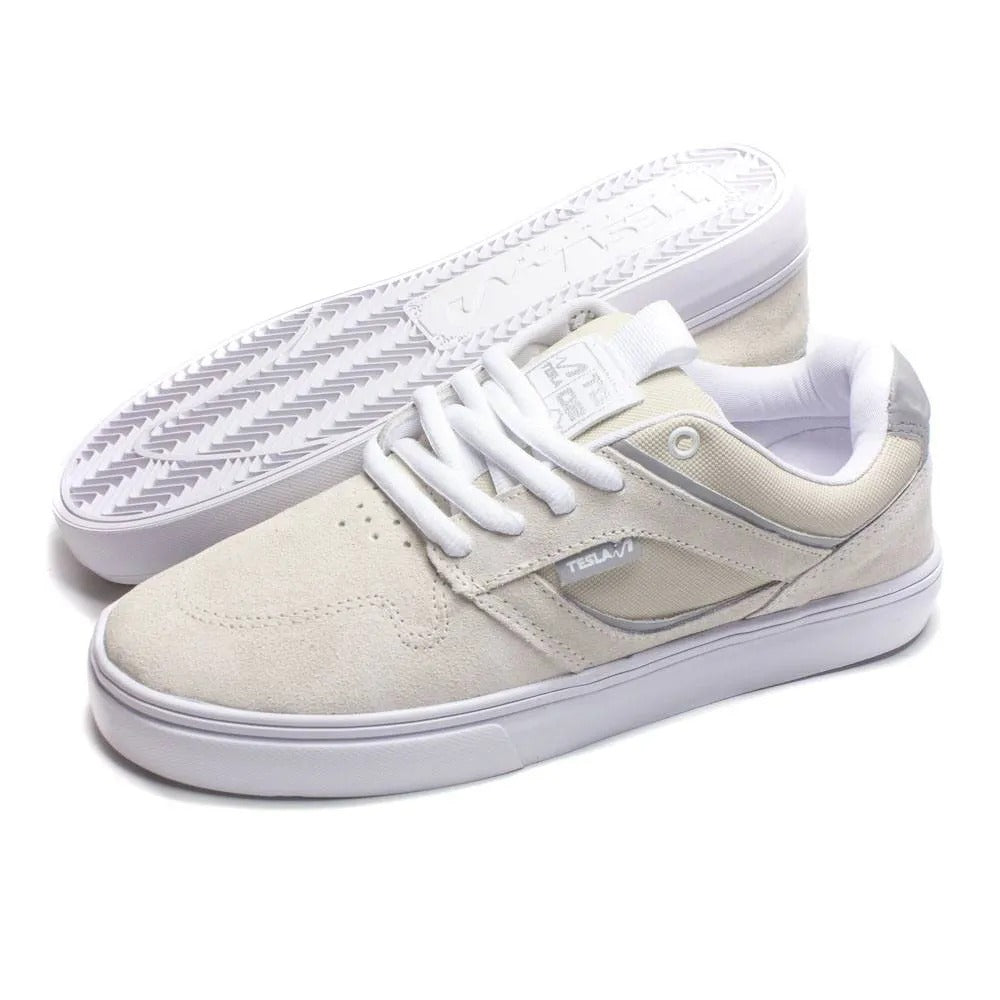 Tenis Tesla TG02 Branco Refletivo