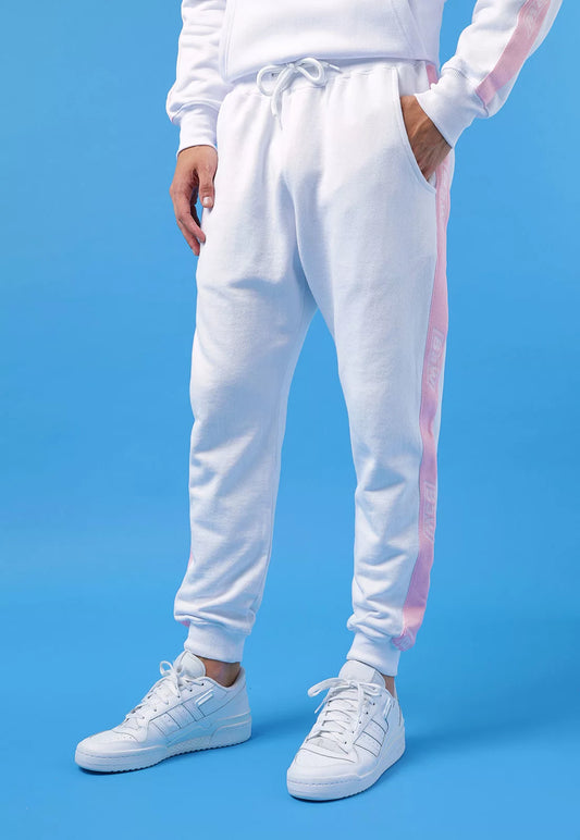 Calça Baw Track Jogger Classy Strip Branca